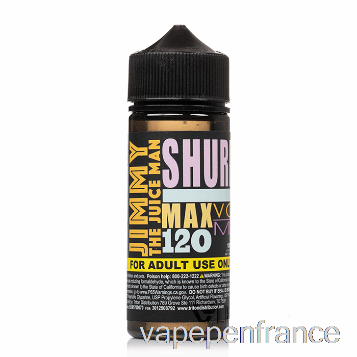 Shurb - Jimmy The Juiceman - Stylo Vape 120 Ml 0 Mg